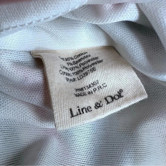 Line & Dot 70’s Striped Mini Dress Size Small - Picture 8 of 12